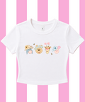 Summer Pooh & Friends - Cropped Tee/Cropped Vest