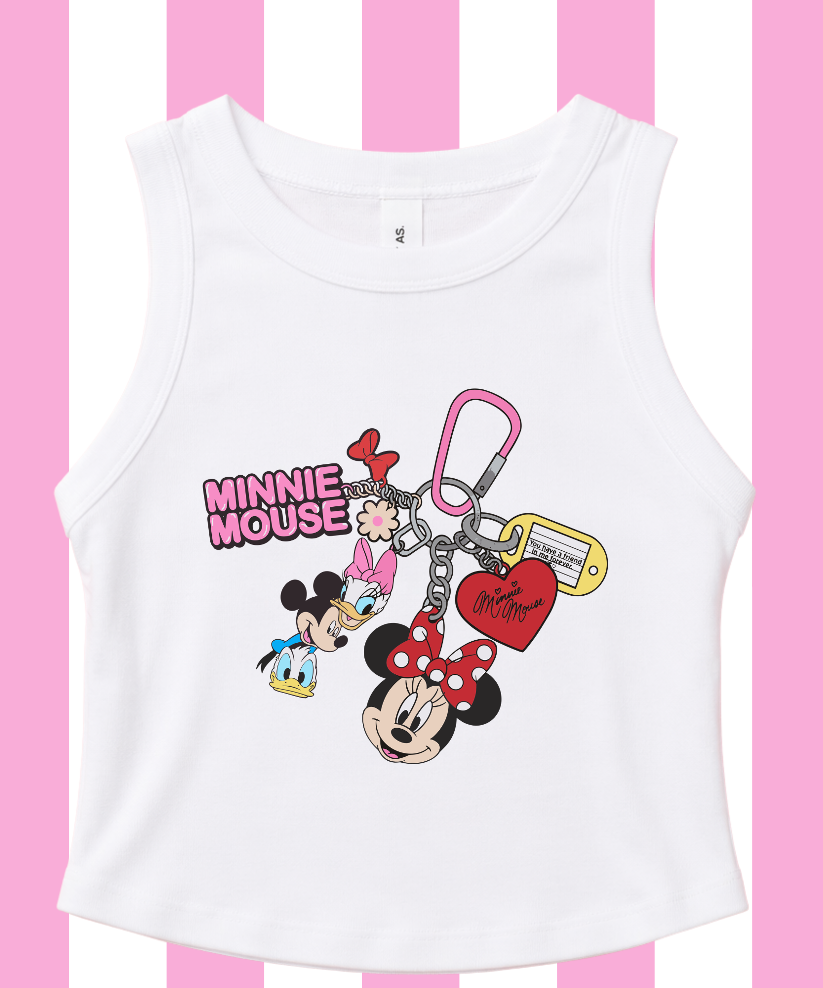 Minnie Keys - Cropped Tee/Cropped Vest