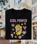 Girl Power Peach - Tshirt/Sweatshirt - Black