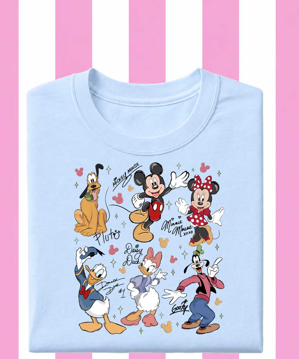 Mouse Friends & Names - Tshirt