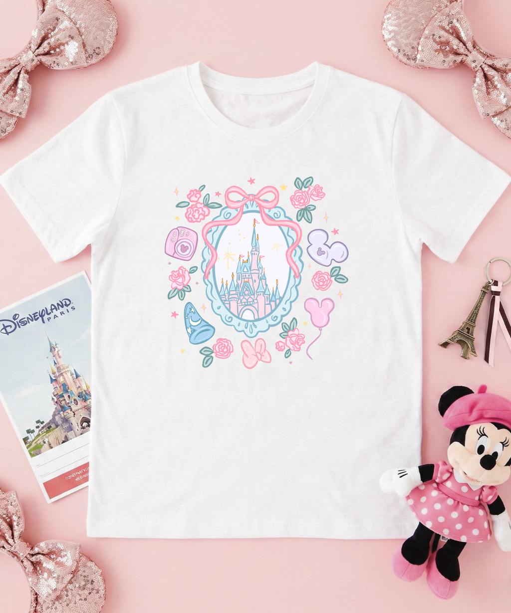 Whimsical Castle DLP - Tshirt/Sweatshirt - White/Pink