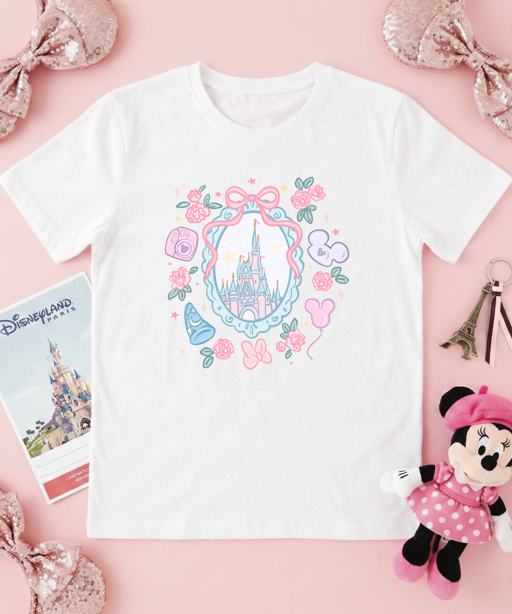Whimsical Castle DLP - Tshirt/Sweatshirt - White/Pink