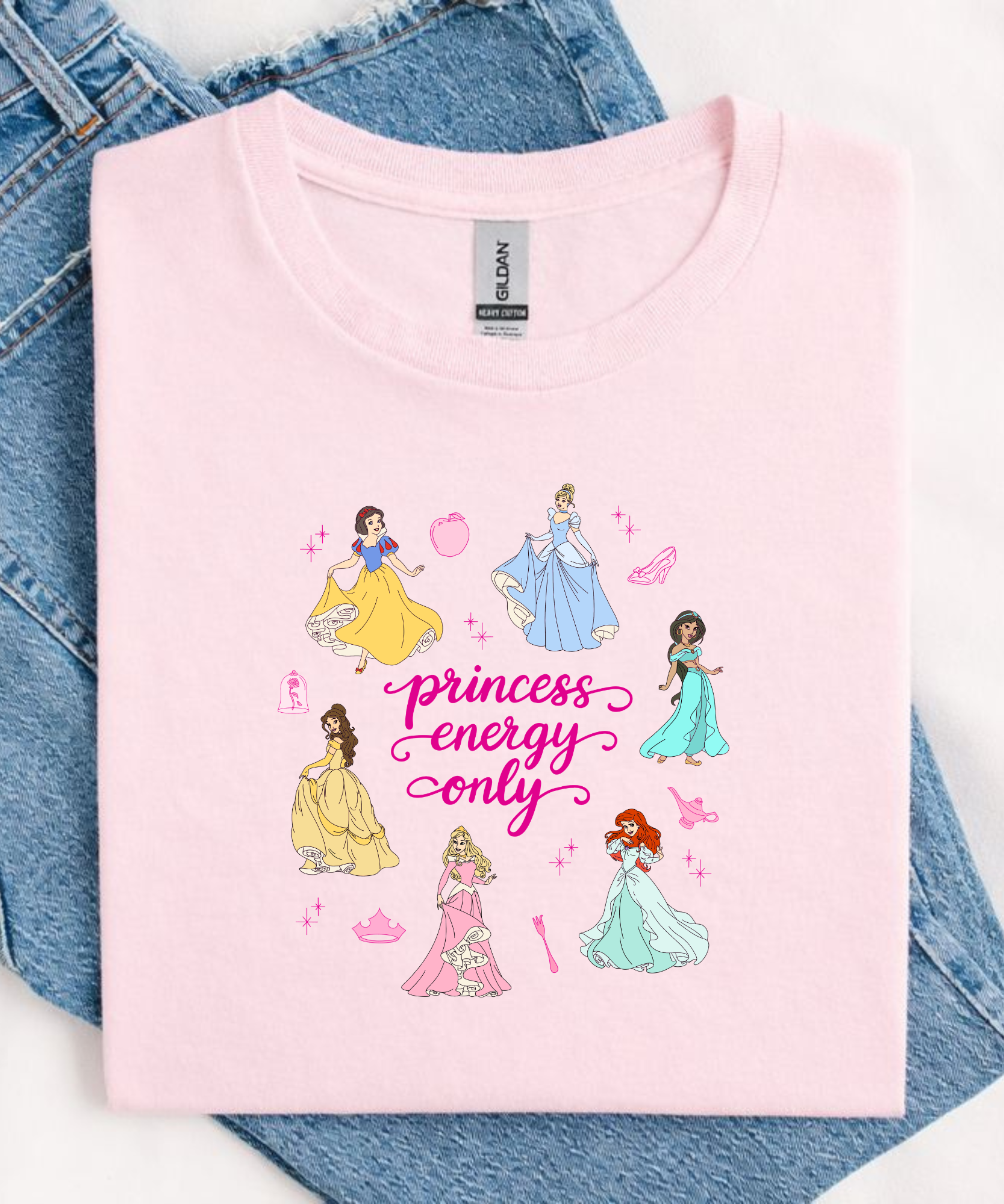 Princess Energy Only Exclusive - Tshirt - Pink/White