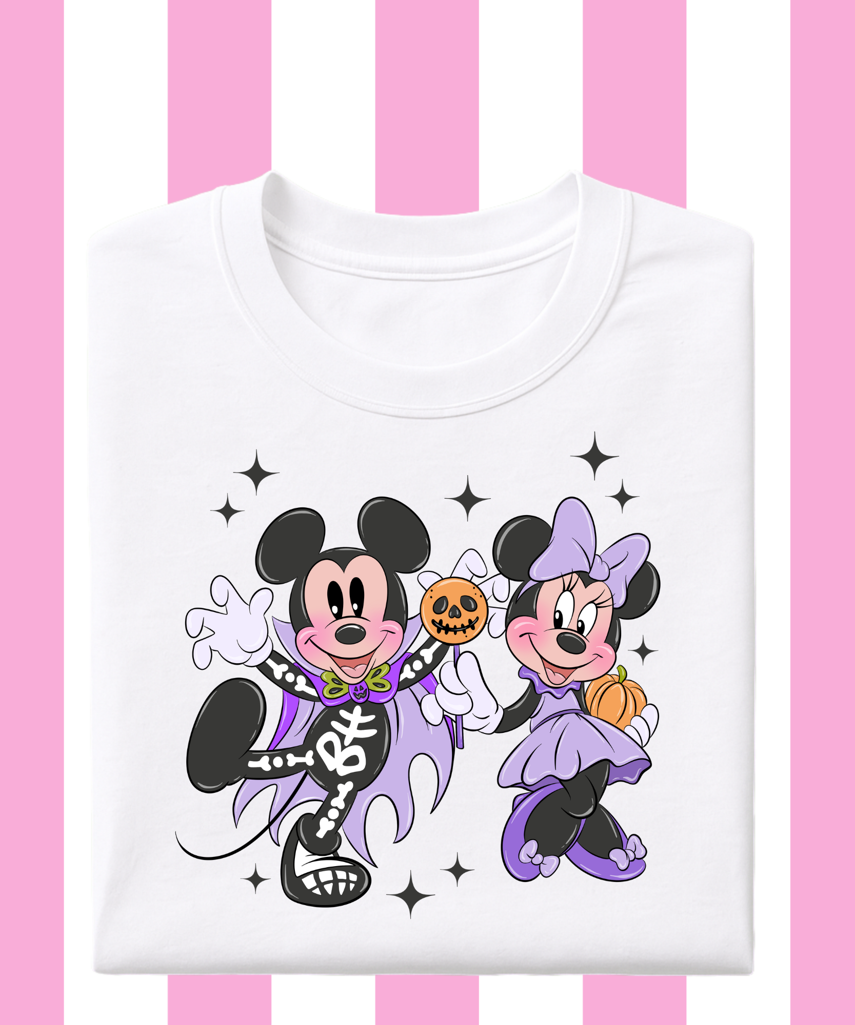 Minnie Mickey Halloween - Tshirt