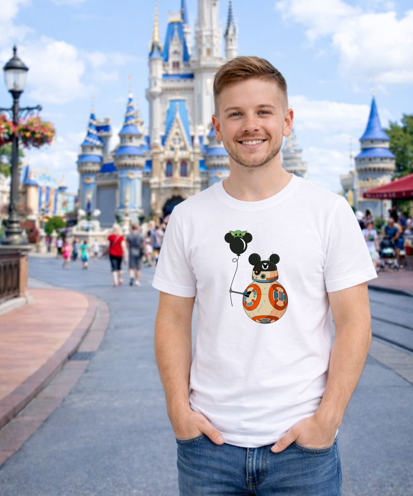 BB8 Mouse - Tshirt - White