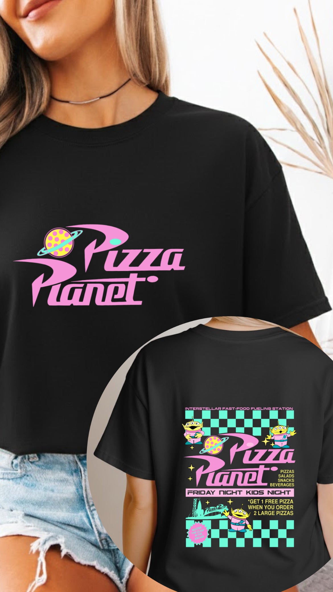 Pizza Planet - Double Sided