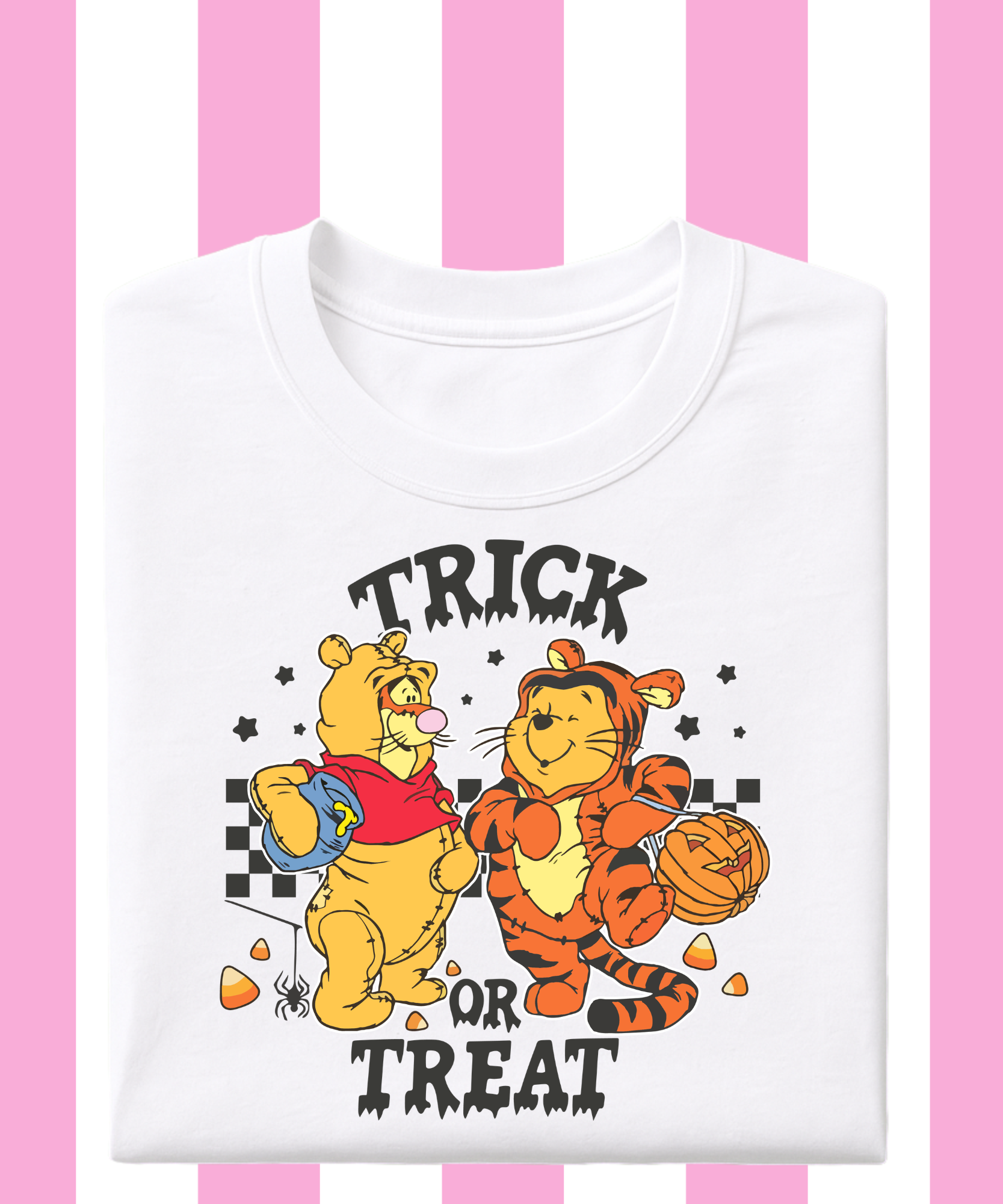 Trick Or Treat Pooh & Tigger - Tshirt