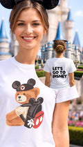 Let’s Go Travel Bear Tee Exclusive - Tshirt - White
