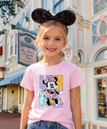 Minnie Lettering - Tshirt - White/Pink