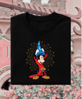 Sorcerer Mouse Hat - Tshirt - Black/White