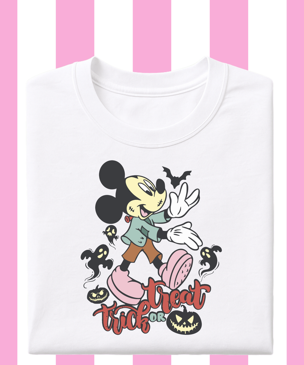 Trick Or Treat Zombie Mickey - Tshirt