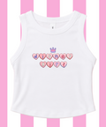 DNY Girl Heart Letters Exclusive - Cropped Tee/Cropped Vest