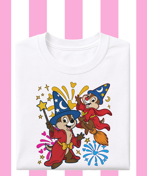 Chip & Dale Sorcerer - Tshirt