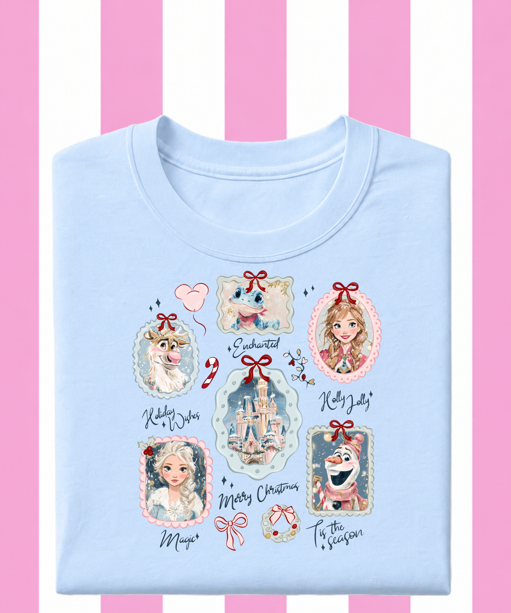 Frozen Friends Christmas Frames - Tshirt/Sweatshirt