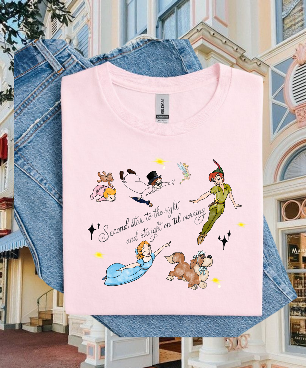 Peter Pan Exclusive - Tshirt - White/Pink/Blue
