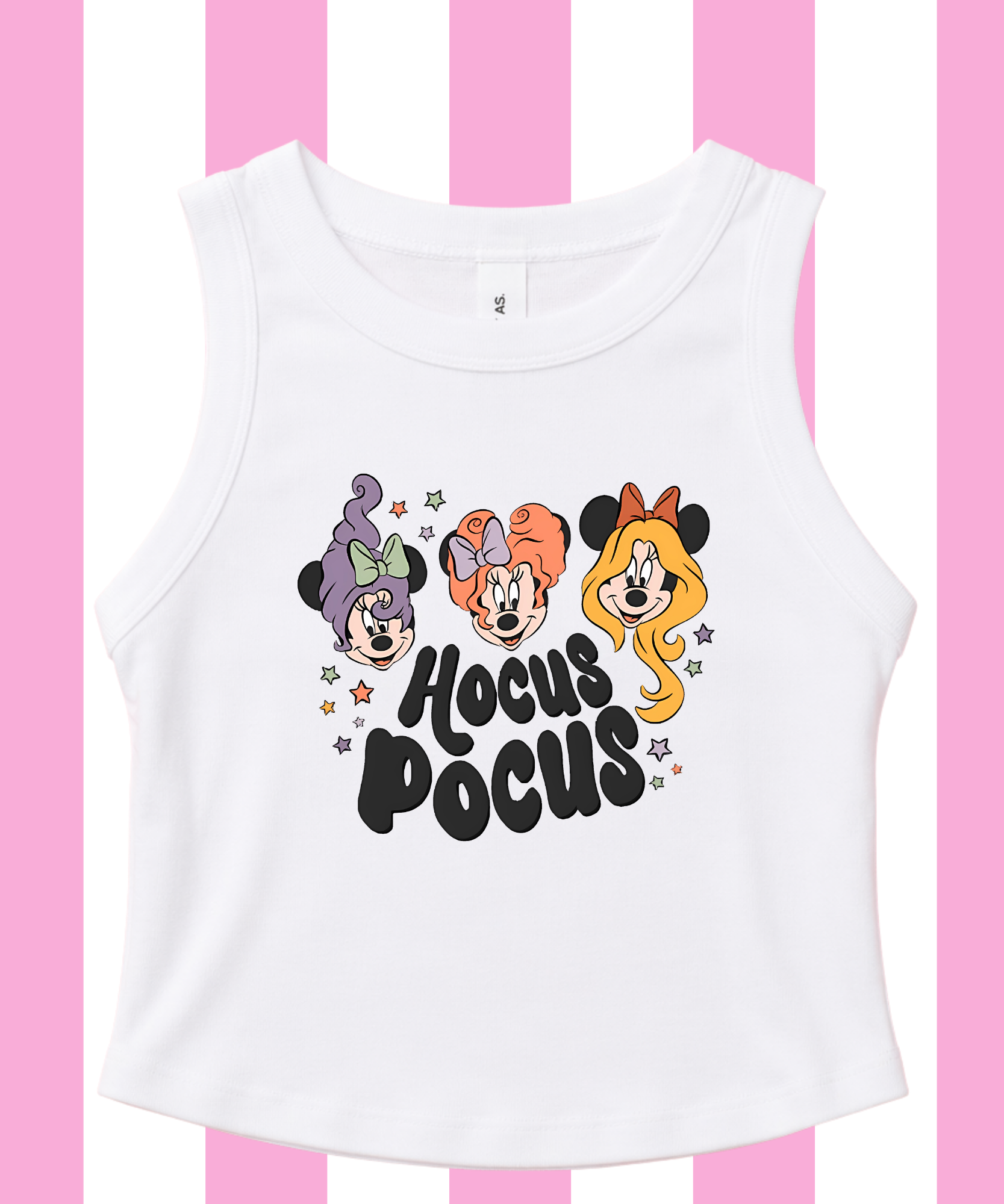 Hocus Pocus Minnie - Cropped Tee/Cropped Vest
