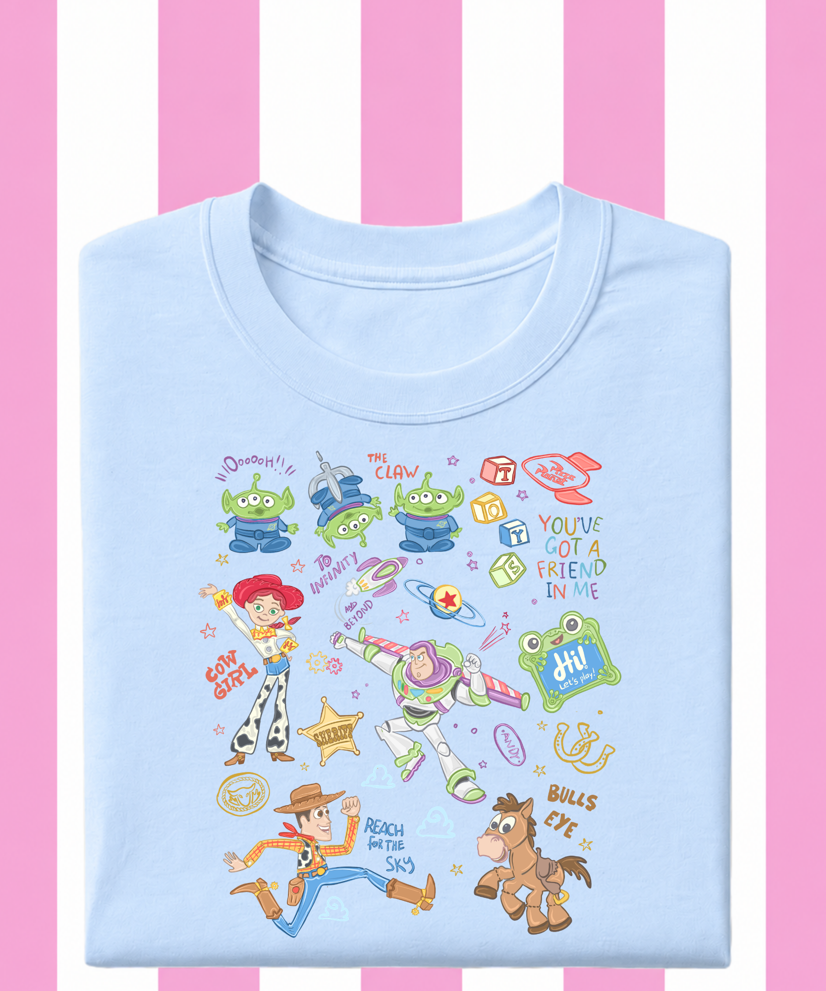 Toy Story Characters - Tshirt