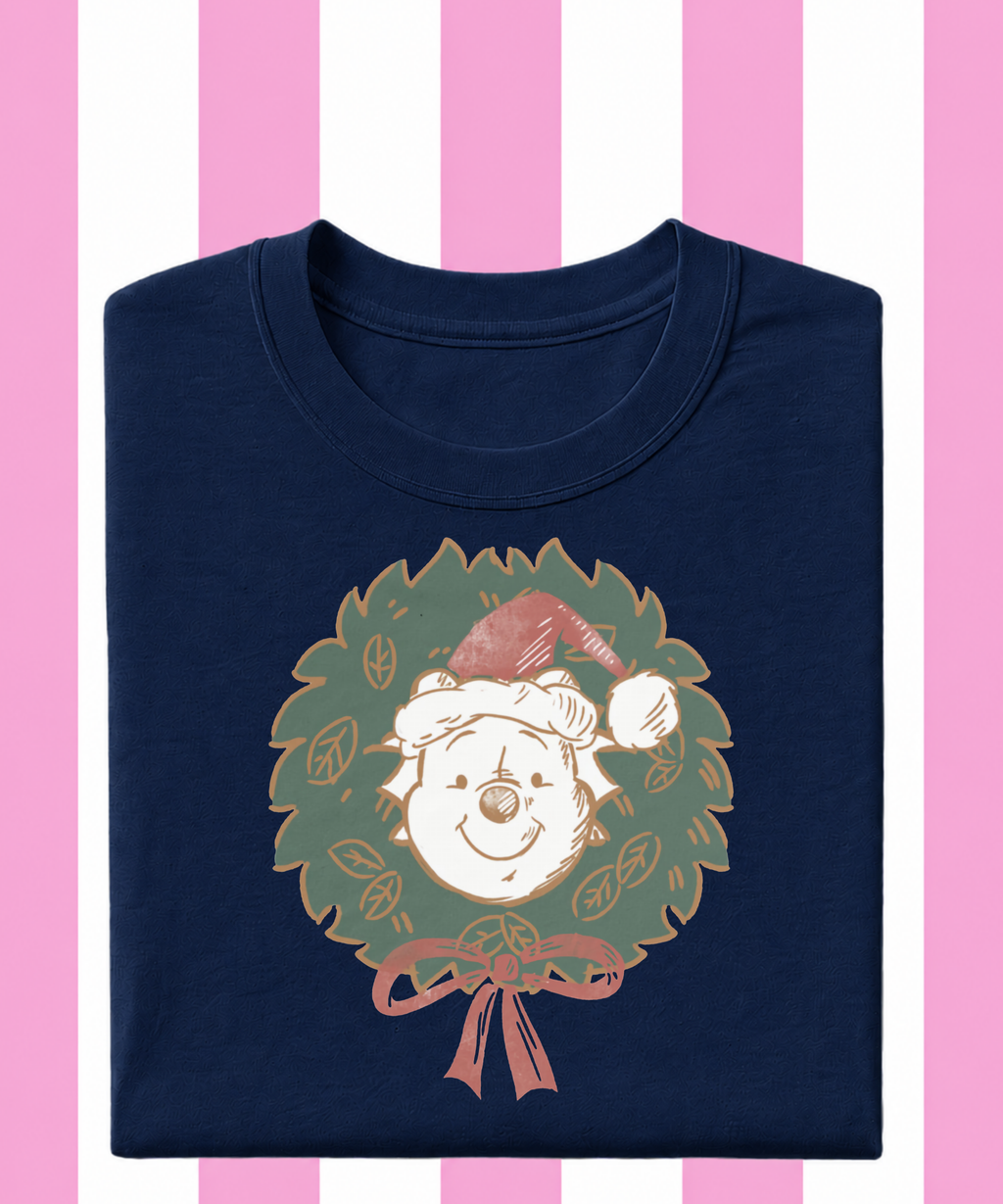 Pooh Wreath - Tshirt/Sweatshirt