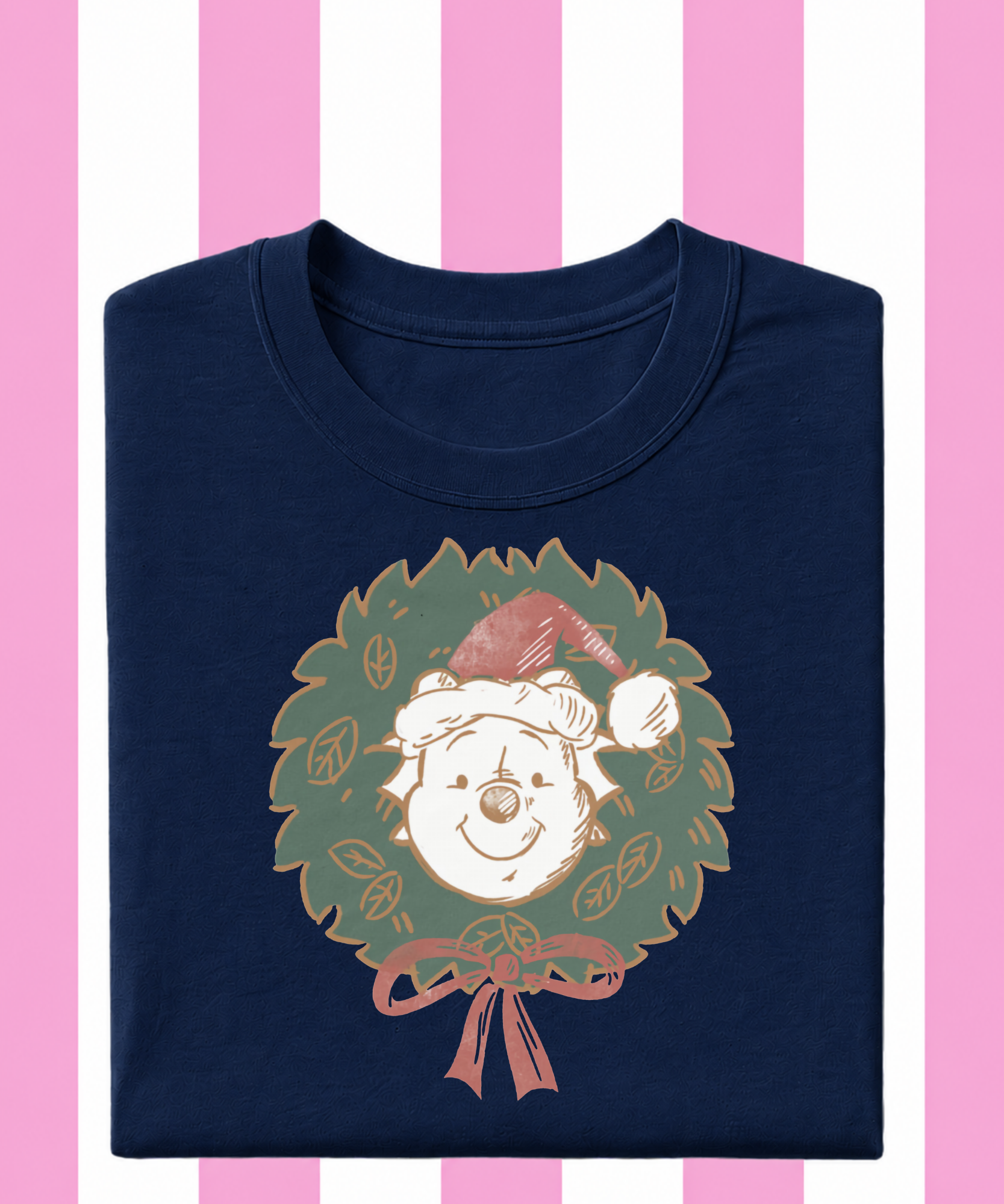 Pooh Wreath - Tshirt/Sweatshirt