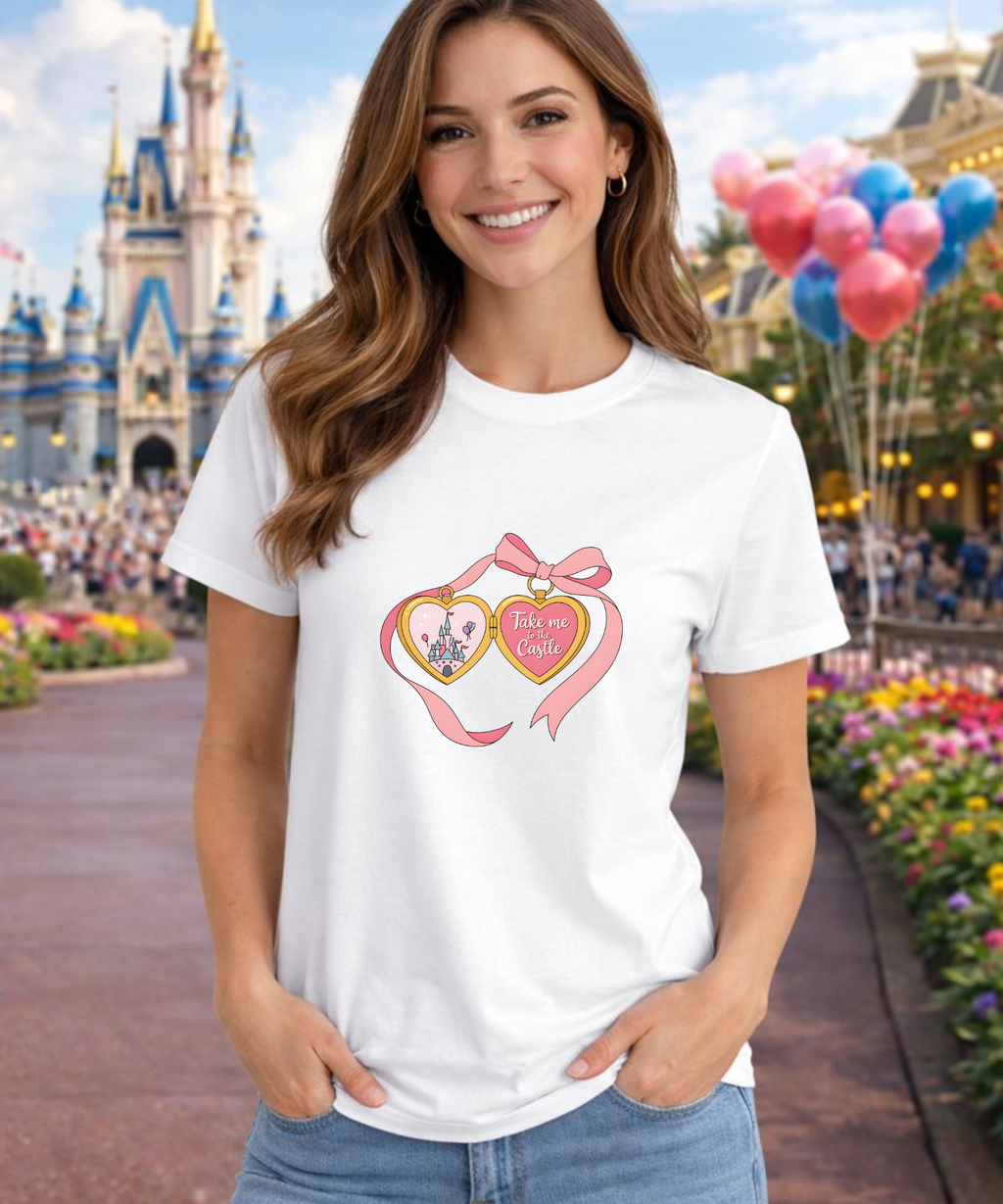 Take Me To The Castle - Tshirt/Cropped Vest / Sweatshirt - White