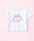 MS Locket Cropped Tee - Exclusive design
