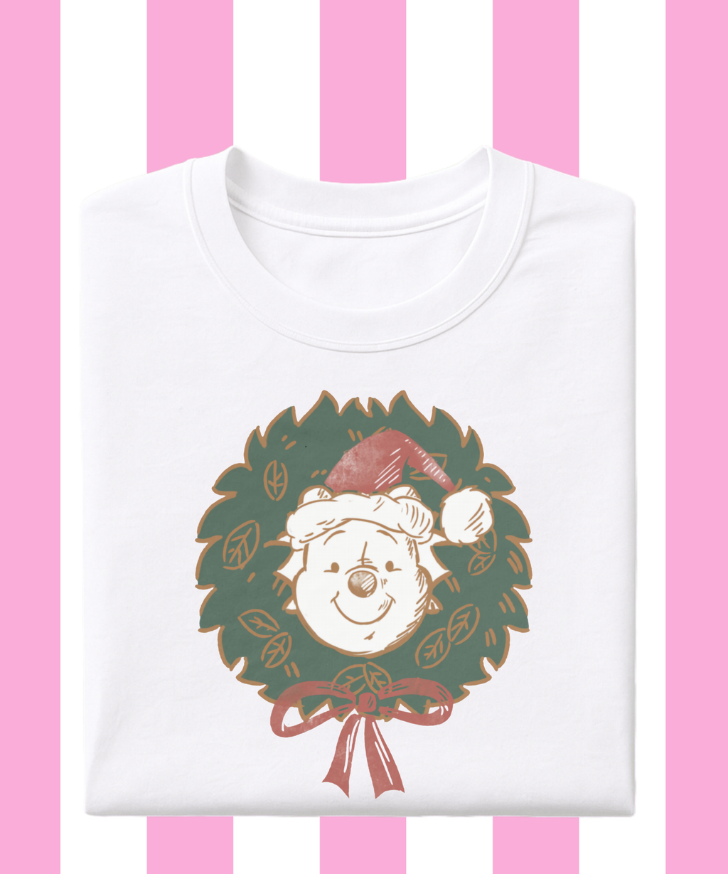 Pooh Wreath - Tshirt/Sweatshirt