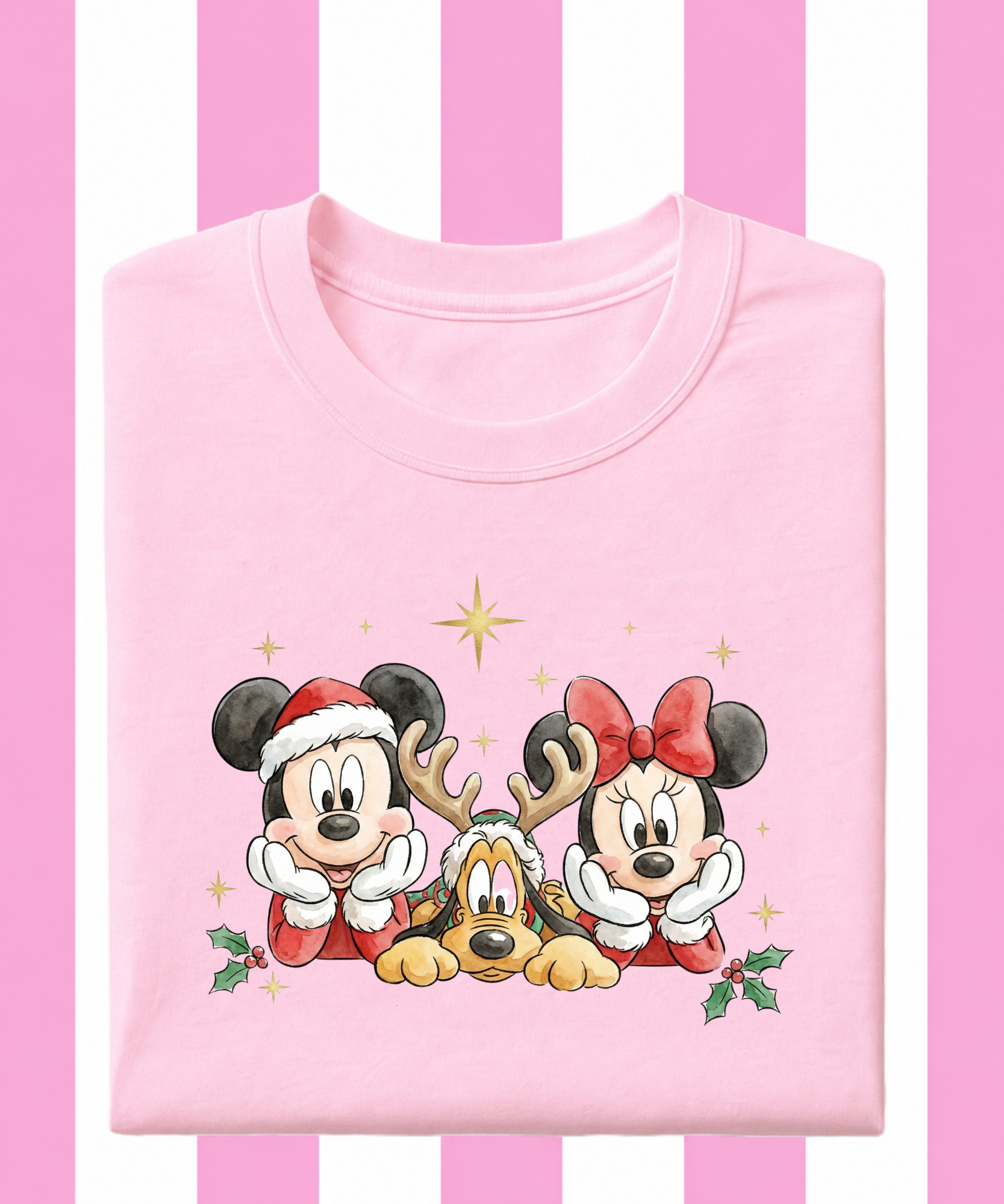 Minnie Mickey Pluto Christmas - Tshirt/Sweatshirt