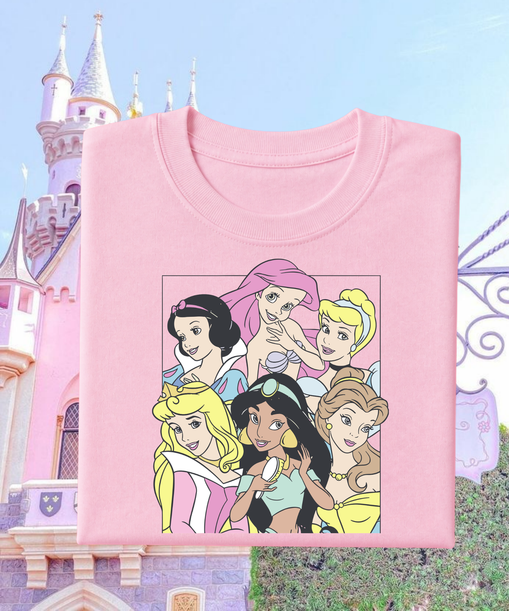 Princesses - Tshirt/Sweatshirt - White/Pink/Black