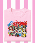 Merry Christmas Cartoon Princesses - Tshirt