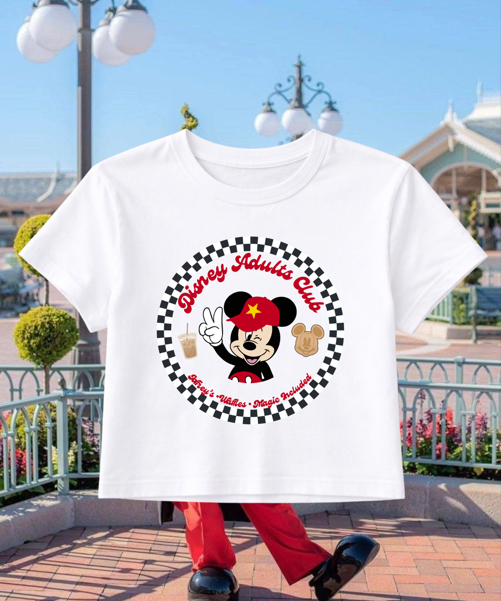 Adult Club Exclusive - Cropped Tee/Cropped Vest