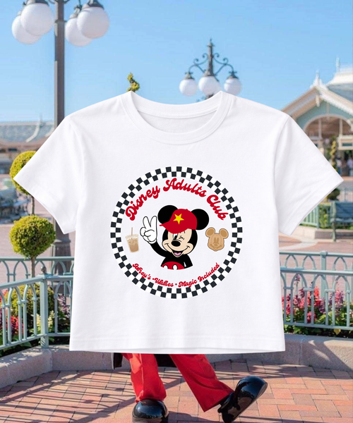 Adult Club Exclusive - Cropped Tee/Cropped Vest