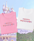 Magic Kingdom Letters Exclusive - Tshirt - White/Pink