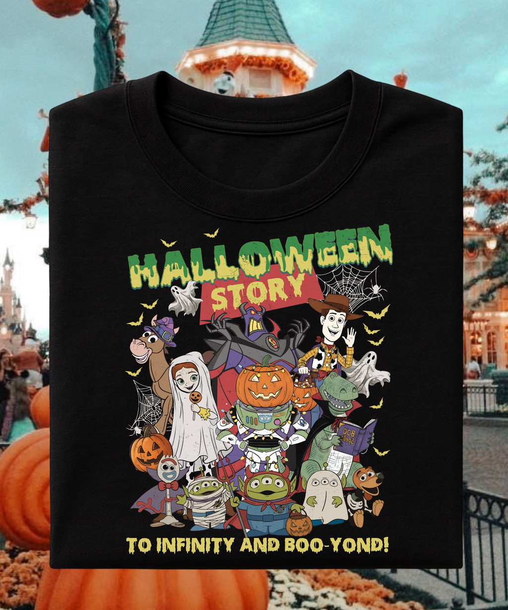 Toy Halloween Story - Tshirt - Red/Black/Purple