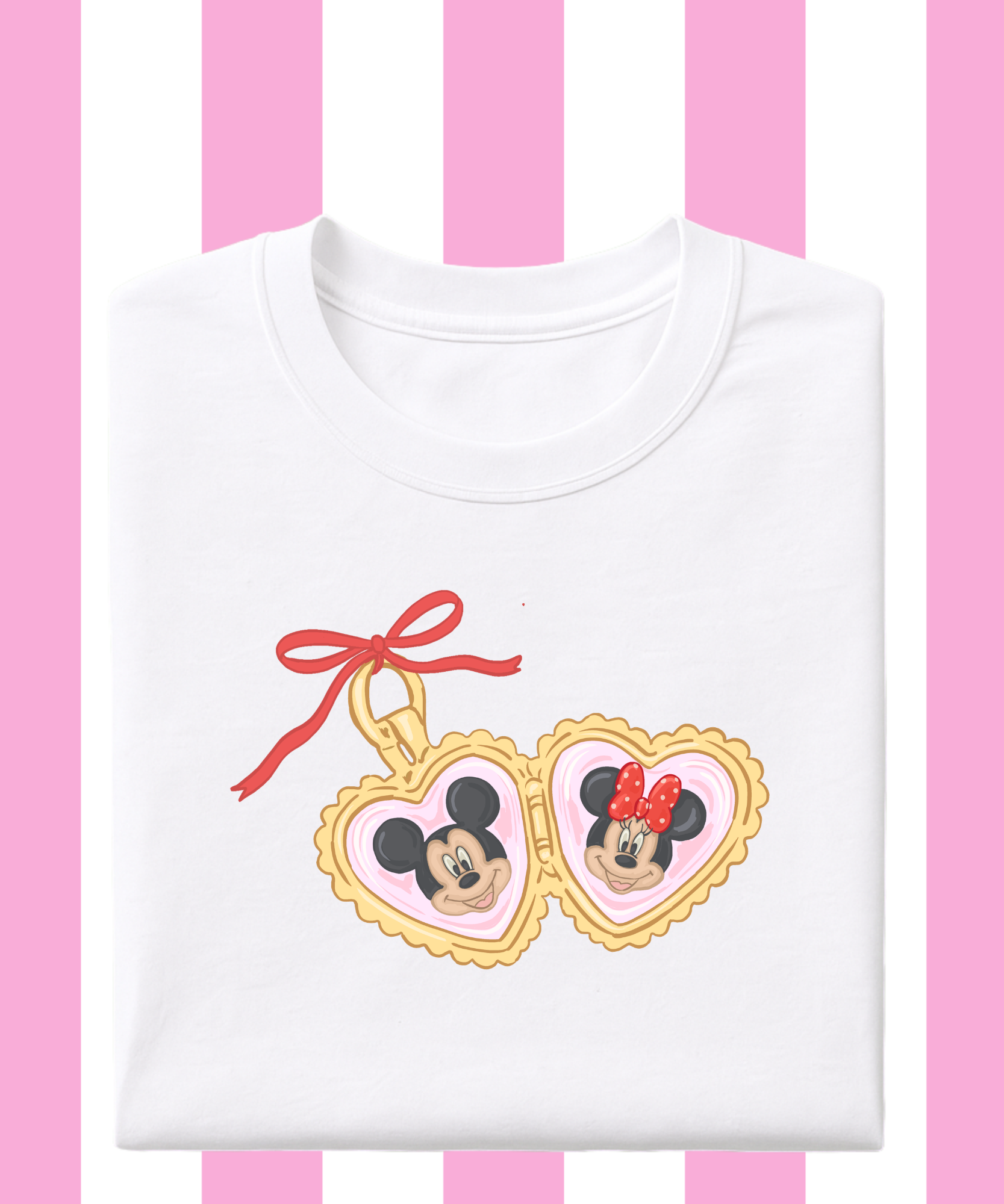 Minnie & Mickey Locket - Tshirt