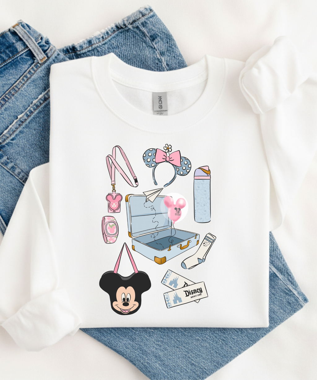Let’s Go Travel - White - Tshirt/Sweatshirt