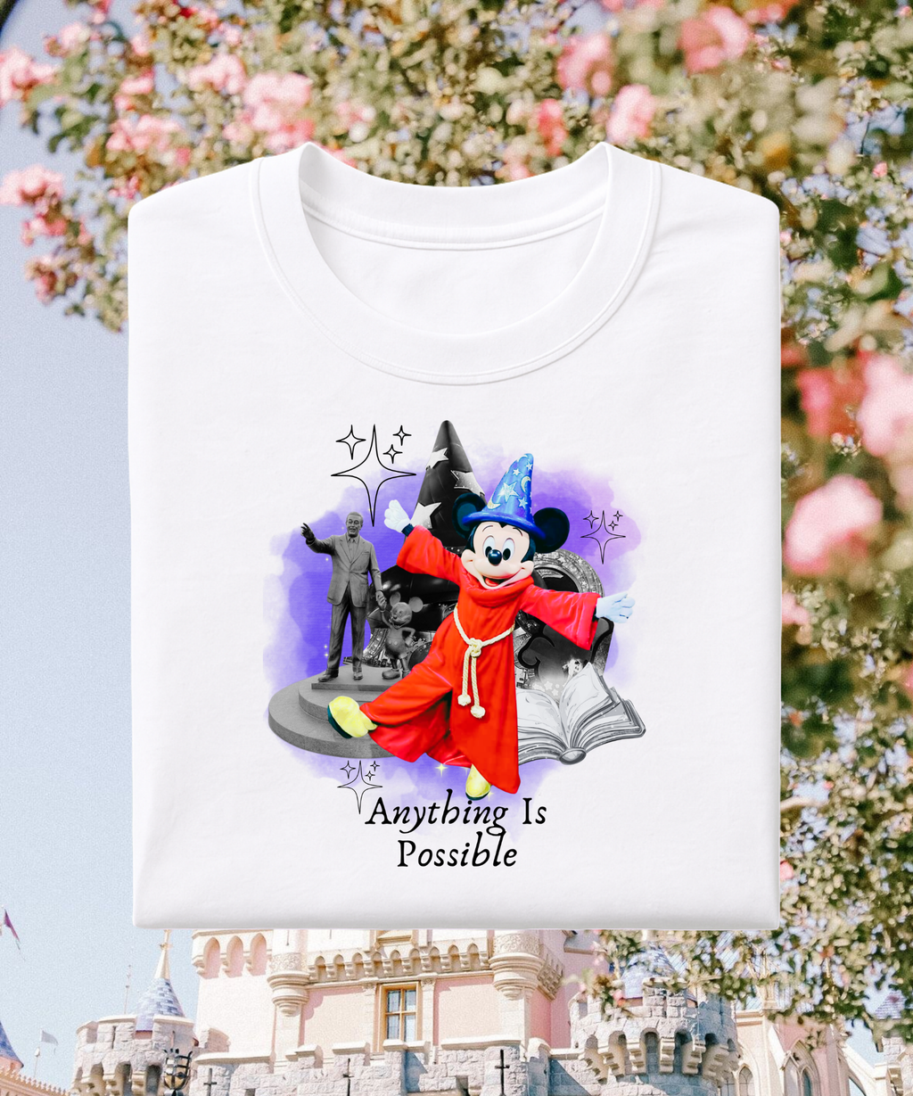 Anything Is Possible Exclusive - Tshirt - White/Pink/Hot Pink/Blue