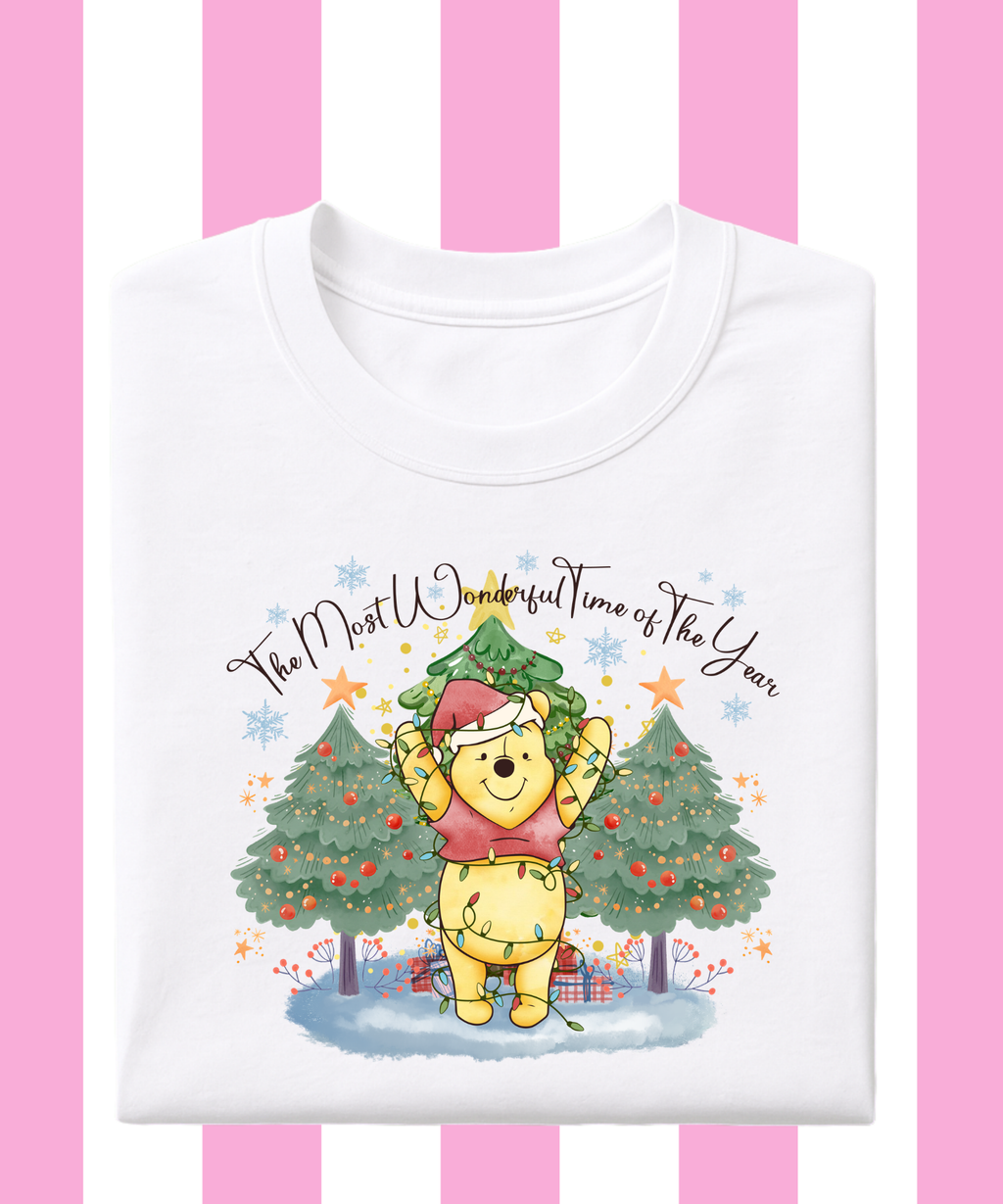 Pooh Christmas Trees - Tshirt/Sweatshirt