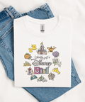 Literally Just A D Girl - Tshirt - White/Pink