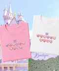 DNY Girl Letters Exclusive - Tshirt - White/Pink