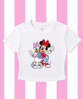 Minnie & Daisy - Cropped Tee/Cropped Vest
