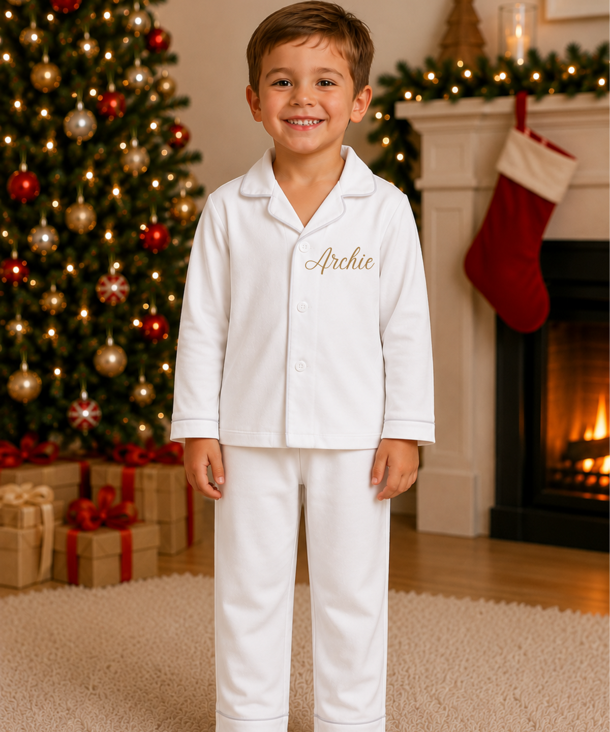 Children’s Personalised Polar Express Pyjamas