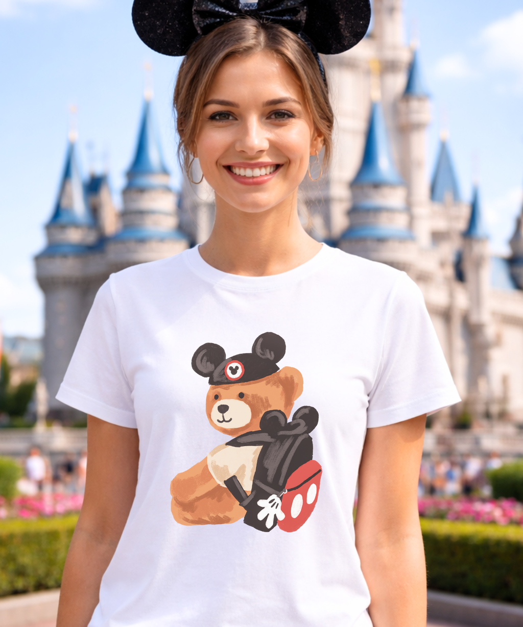 Let’s Go Travel Bear Tee Exclusive - Tshirt - White