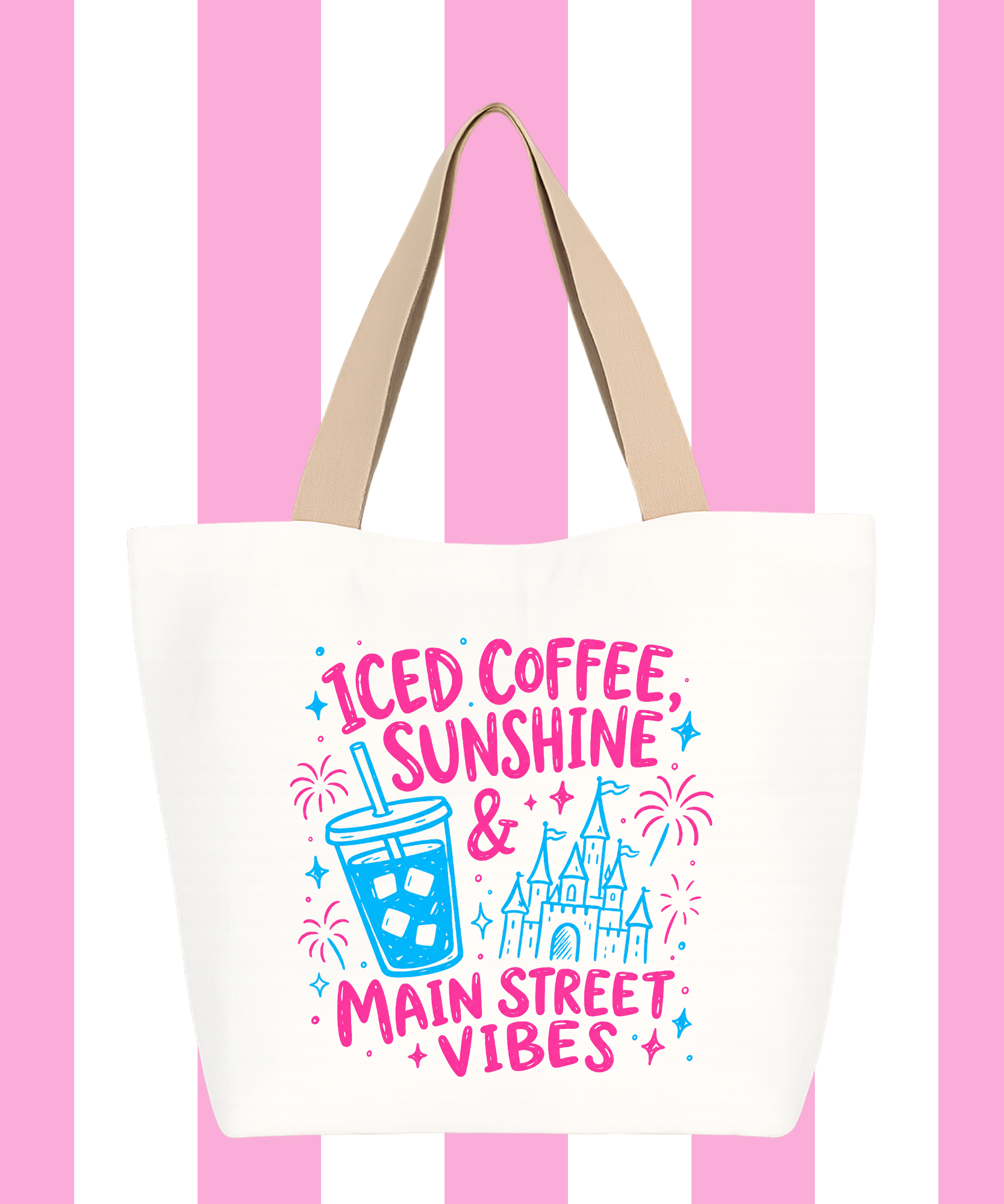 Iced Coffee, Sunshine & MS Vibes Shopping Bag