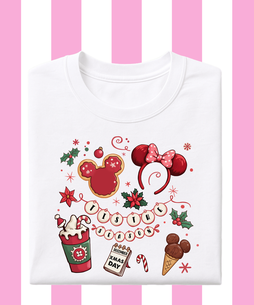 Tis The Season Christmas Coquette - Tshirt/Sweatshirt