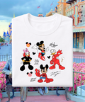 Mouse & Friends Heroes - Tshirt - White/Pink/Blue
