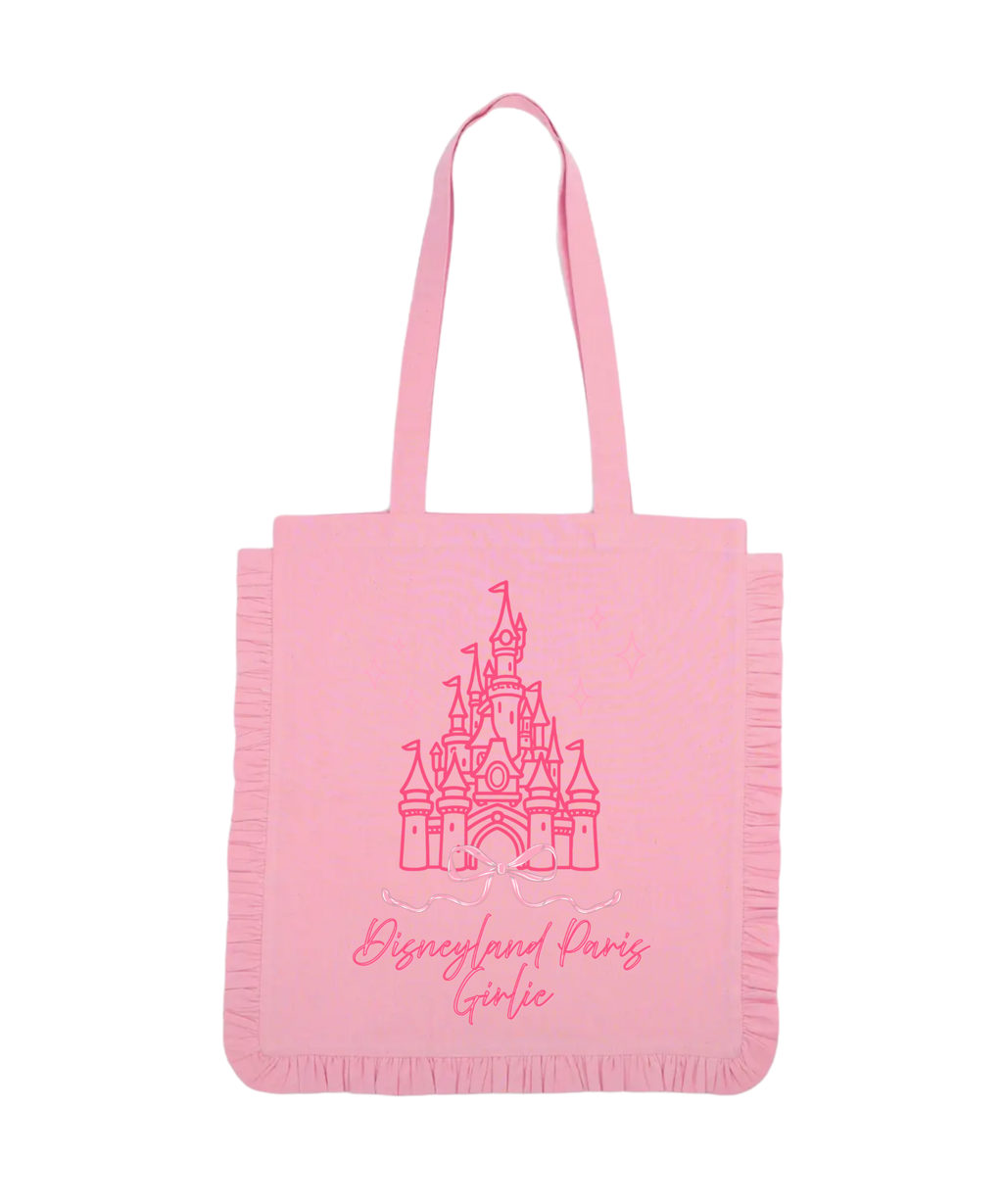 Pink Ruffle Tote Bags - PRE ORDER - 4-5 weeks turnaround 💕
