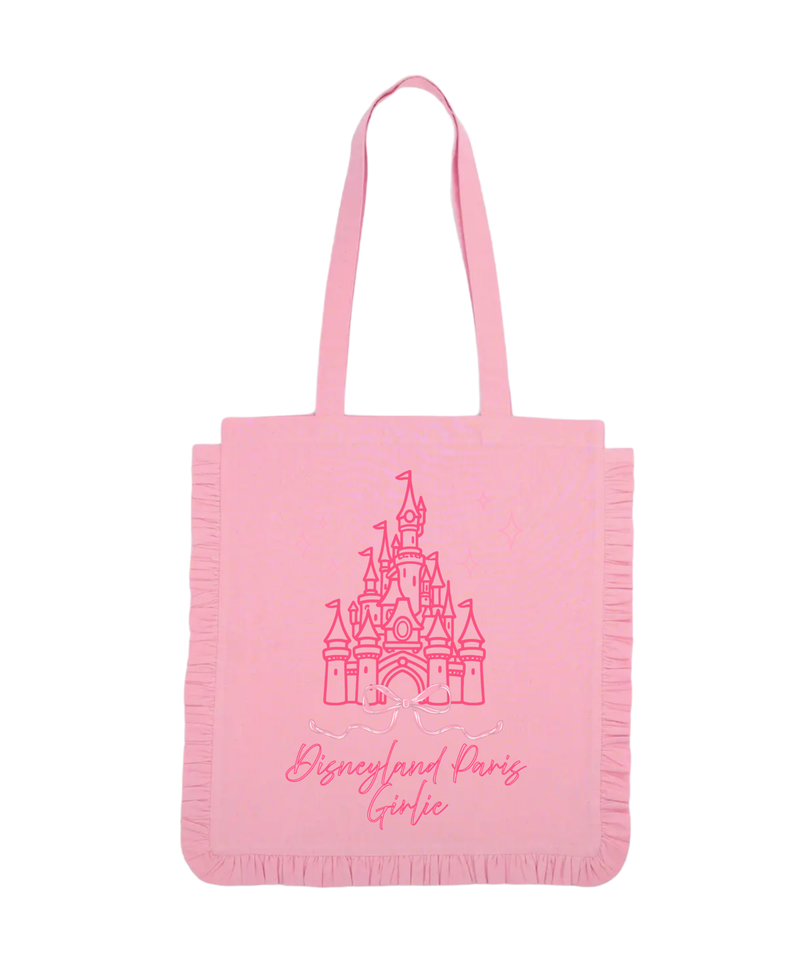 Pink Ruffle Tote Bags - PRE ORDER - 4-5 weeks turnaround 💕