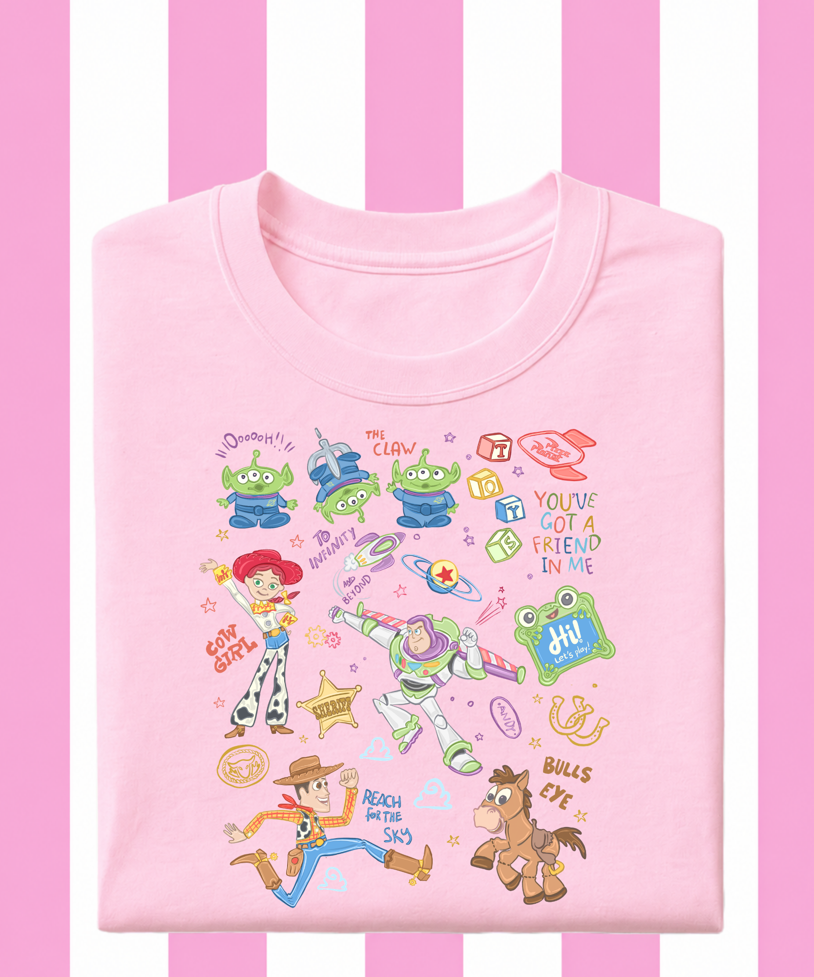 Toy Story Characters - Tshirt