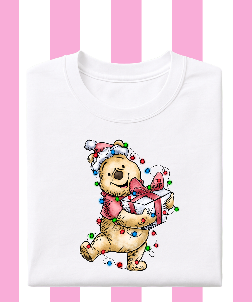 Pooh Christmas Lights - Tshirt/Sweatshirt