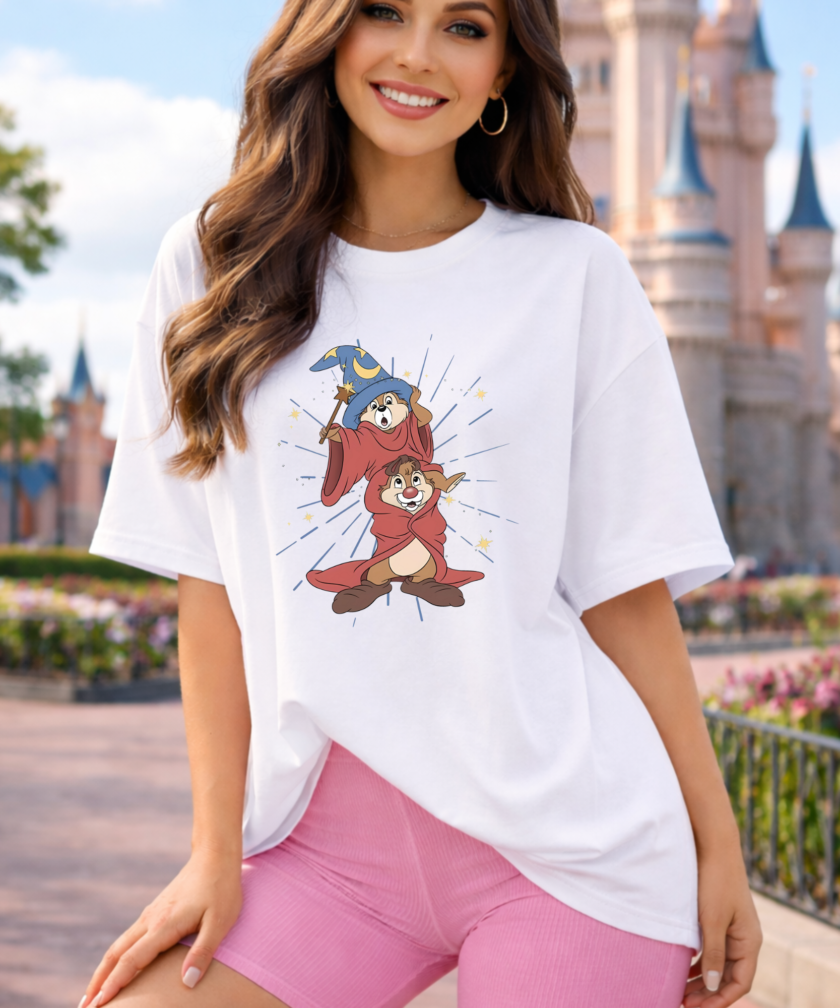 C&D Fantasia - White - Tshirt/Cropped Vest
